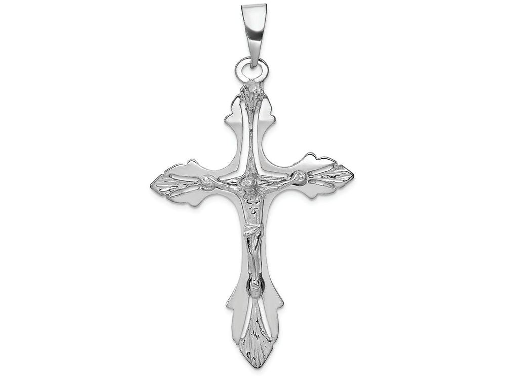 FJC Finejewelers 14k White Gold Crucifix Charm