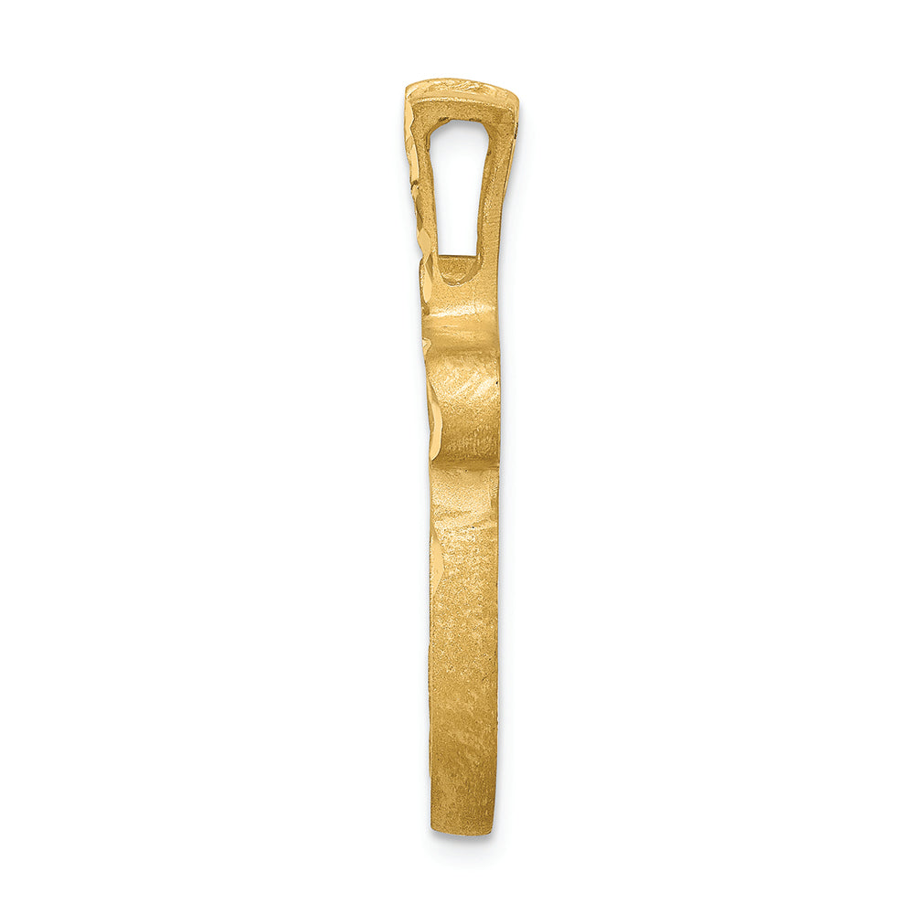 FJC Finejewelers 14k Yellow Gold Filigree Chai Charm