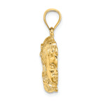 FJC Finejewelers 14k Yellow Gold Girl Head Charm