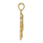 FJC Finejewelers 14k Yellow Gold Praying Girl Charm
