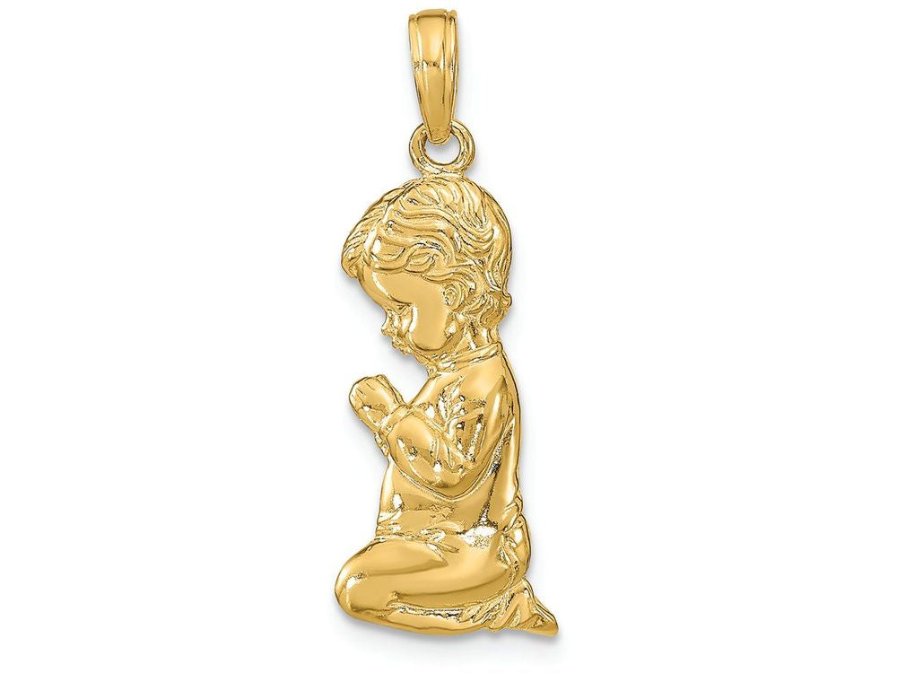 FJC Finejewelers 14k Yellow Gold Praying Boy Charm
