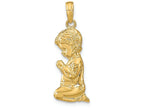 FJC Finejewelers 14k Yellow Gold Praying Boy Charm