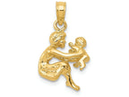 FJC Finejewelers 14k Yellow Gold Mother Holding Child Charm