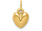 FJC Finejewelers 14k Yellow Gold Puffed Heart Charm