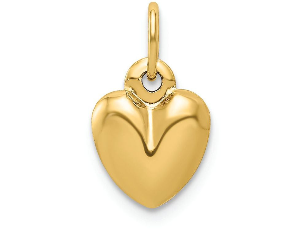 FJC Finejewelers 14k Yellow Gold Puffed Heart Charm