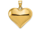 FJC Finejewelers 14k Yellow Gold Puffed Heart Charm