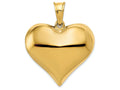 FJC Finejewelers 14k Yellow Gold Puffed Heart Charm
