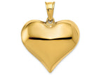 FJC Finejewelers 14k Yellow Gold Puffed Heart Charm