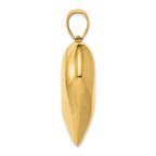 FJC Finejewelers 14k Yellow Gold Puffed Heart Charm