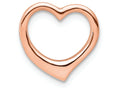 FJC Finejewelers 14k Rose Gold 3d Floating Heart Charm