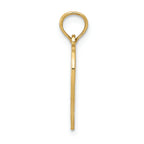 FJC Finejewelers 14k Yellow Gold 50 In Heart Cut-out Charm