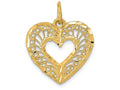 FJC Finejewelers 14k Yellow Gold Heart Charm