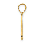 FJC Finejewelers 14k Yellow Gold #1 Charm