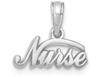 FJC Finejewelers 14k White Gold Nurse Charm
