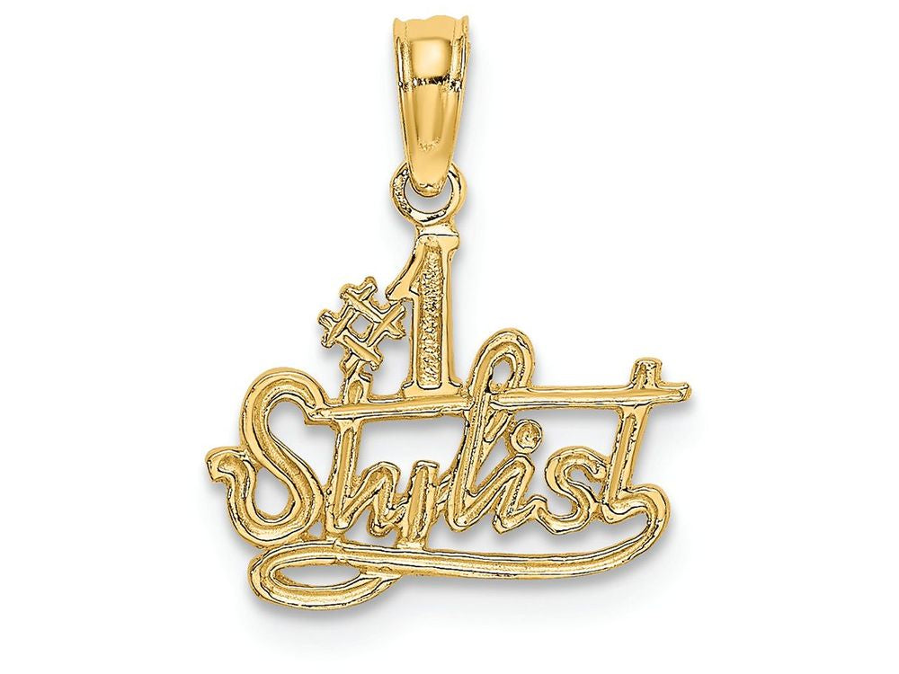 FJC Finejewelers 14k Yellow Gold #1 Stylist Charm