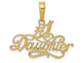 FJC Finejewelers 14k Yellow Gold #1 Daughter Charm