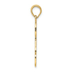 FJC Finejewelers 14k Yellow Gold #1 Dad Cut-out Charm