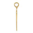 FJC Finejewelers 14k Yellow Gold Dad Of The Year Plaque Charm