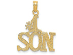 FJC Finejewelers 14k Yellow Gold #1 Son Charm