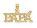 FJC Finejewelers 14k Yellow Gold Papa Charm