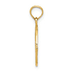 FJC Finejewelers 14k Yellow Gold Claddagh Charm