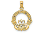 FJC Finejewelers 14k Yellow Gold Claddagh Charm