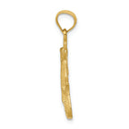 FJC Finejewelers 14k Yellow Gold Bright Cut Lizard Charm
