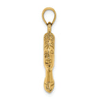 FJC Finejewelers 14k Yellow Gold 3D Nefertiti Charm