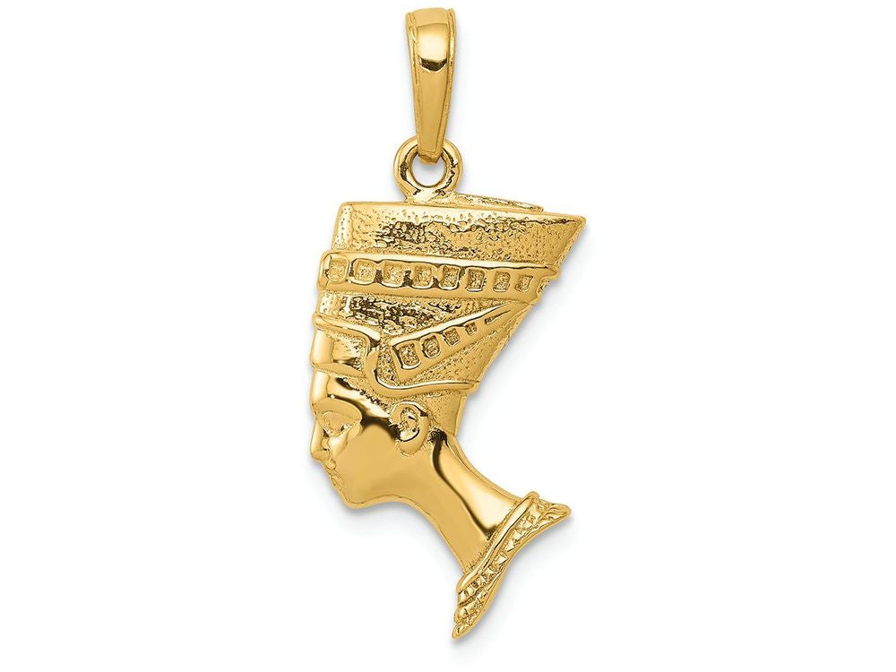 FJC Finejewelers 14k Yellow Gold 3d Nefertiti Charm