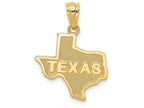 FJC Finejewelers 14k Yellow Gold State Of Texas Charm