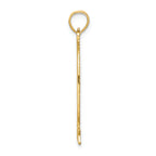 FJC Finejewelers 14k Yellow Gold Cut-out New York with Statue Of Liberty Charm