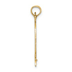 FJC Finejewelers 14k Yellow Gold Cut-out New York with Statue Of Liberty Charm