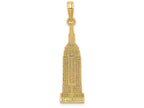 FJC Finejewelers 14k Yellow Gold Empire State Building Charm