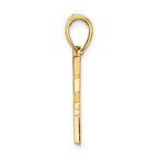 FJC Finejewelers 14k Yellow Gold Cut-out New York Skyline with Taxi Charm