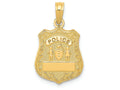 FJC Finejewelers 14k Yellow Gold Police Badge Charm