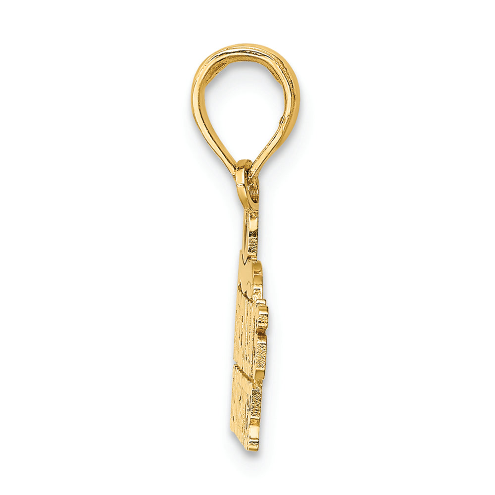 FJC Finejewelers 14k Yellow Gold Fireman's Daughter Charm