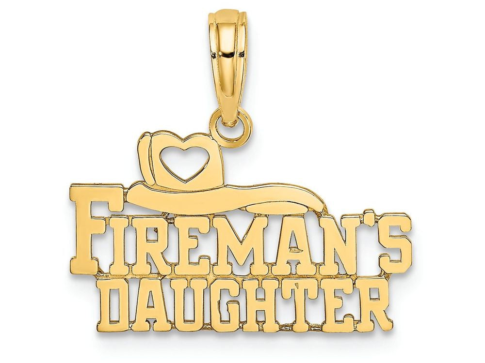 FJC Finejewelers 14k Yellow Gold Fireman's Daughter Charm