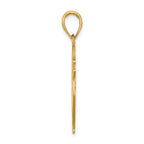 FJC Finejewelers 14k Yellow Gold Vfd Ladies Aux Shield Charm