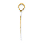 FJC Finejewelers 14k Yellow Gold Fd Ladies Aux In Shield Charm