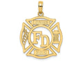 FJC Finejewelers 14k Yellow Gold Fd Ladies Aux In Shield Charm
