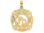 FJC Finejewelers 14k Yellow Gold Fd Ladies Aux In Shield Charm