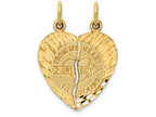 FJC Finejewelers 14k Yellow Gold Break-apart Love Charm