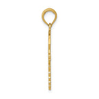 FJC Finejewelers 14k Yellow Gold Caduceus with Nurses Cap Charm