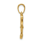FJC Finejewelers 14k Yellow Gold 3d Moveable Scissors Charm