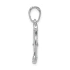 FJC Finejewelers 14k White Gold 3d Moveable Scissors Charm