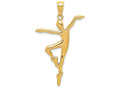 FJC Finejewelers 14k Yellow Gold Ballet Dancer Charm