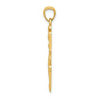 FJC Finejewelers 14k Yellow Gold Dancing Ballerina Charm