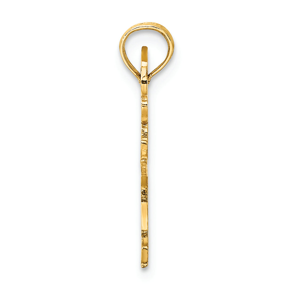 FJC Finejewelers 14k Yellow Gold Ballerina Charm
