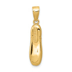 FJC Finejewelers 14k Yellow Gold 3d Ballet Slipper Charm