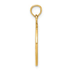 FJC Finejewelers 14k Yellow Gold Dancer In Circle Frame Charm
